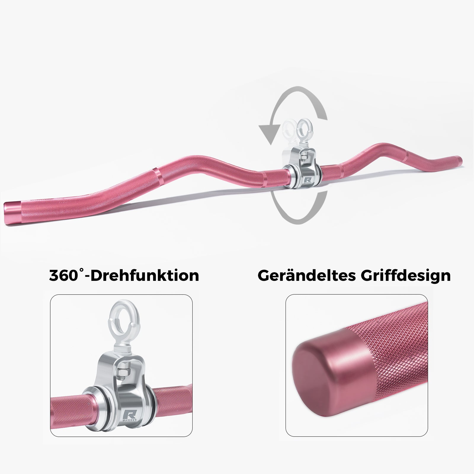 RitFit W-förmiger Griff aus Aluminiumlegierung
