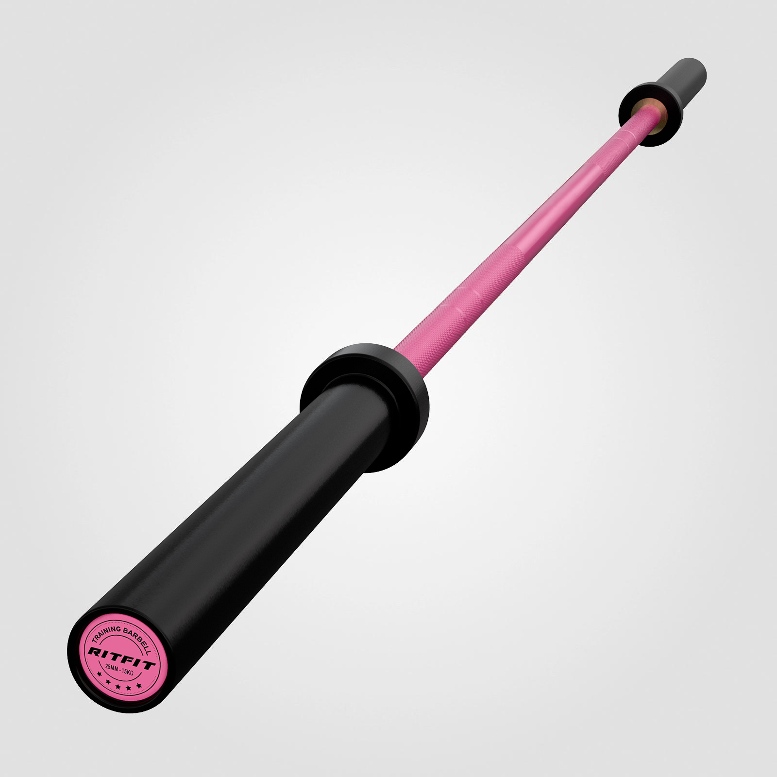 RitFit Trainings-Langhantel – Pink 15 kg