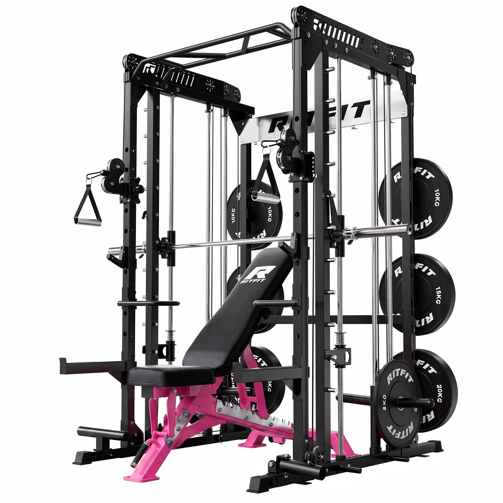 RitFit M1 Pro Smith Maschine Home Gym Komplettset