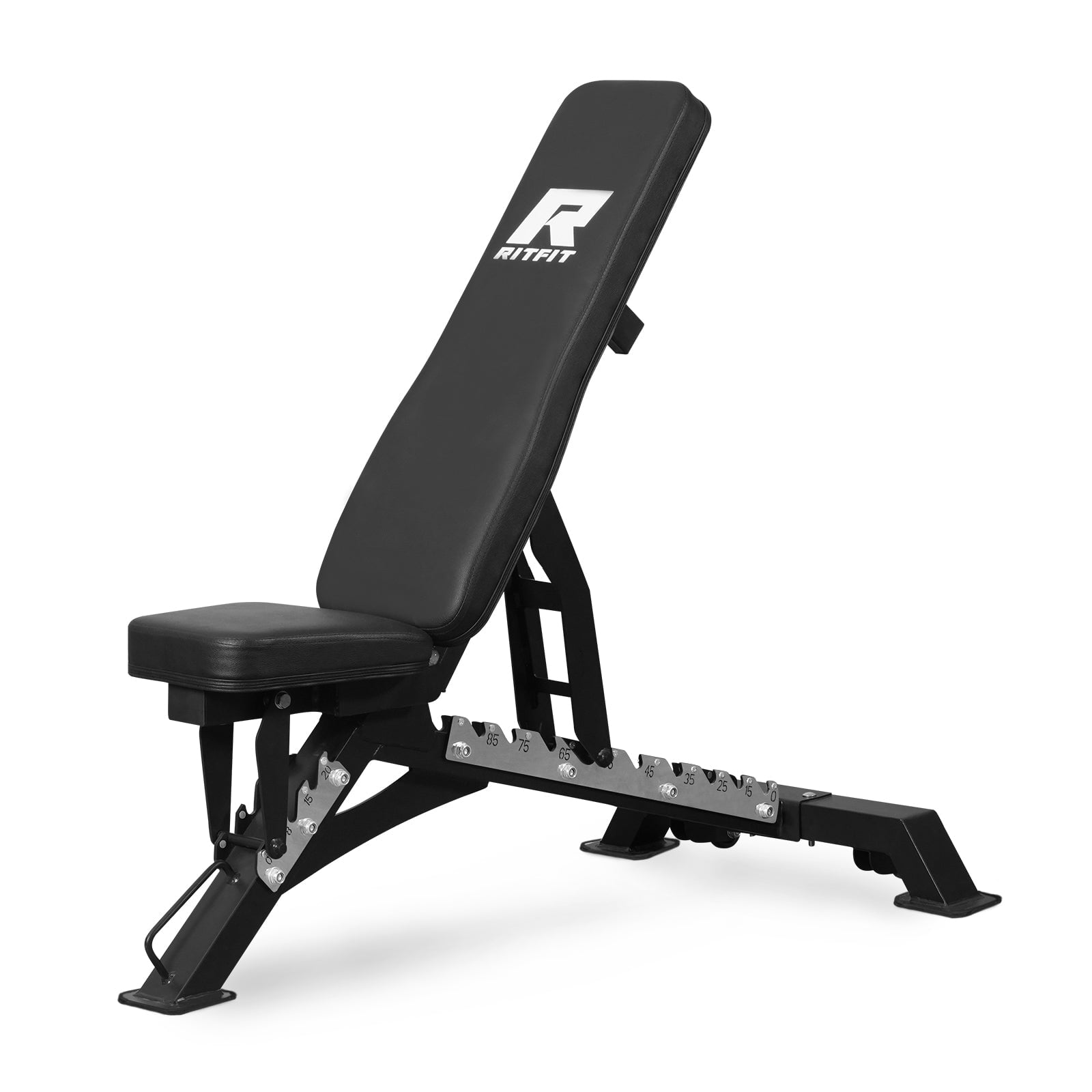 RitFit 1300LB Adjustable Weight Bench BWB01 Exercise & Fitness RitFit Black