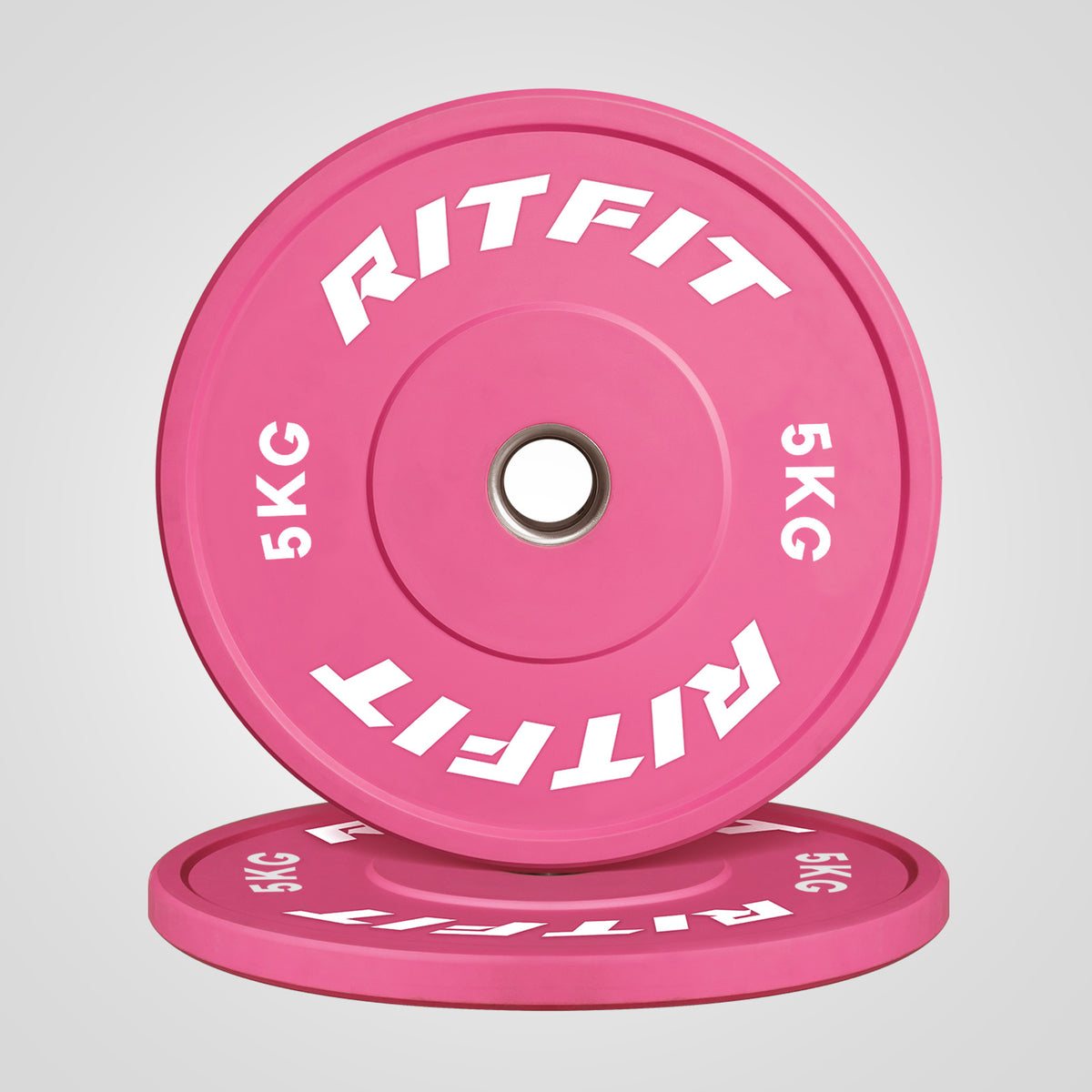 RitFit Pink Bumper Plates (2