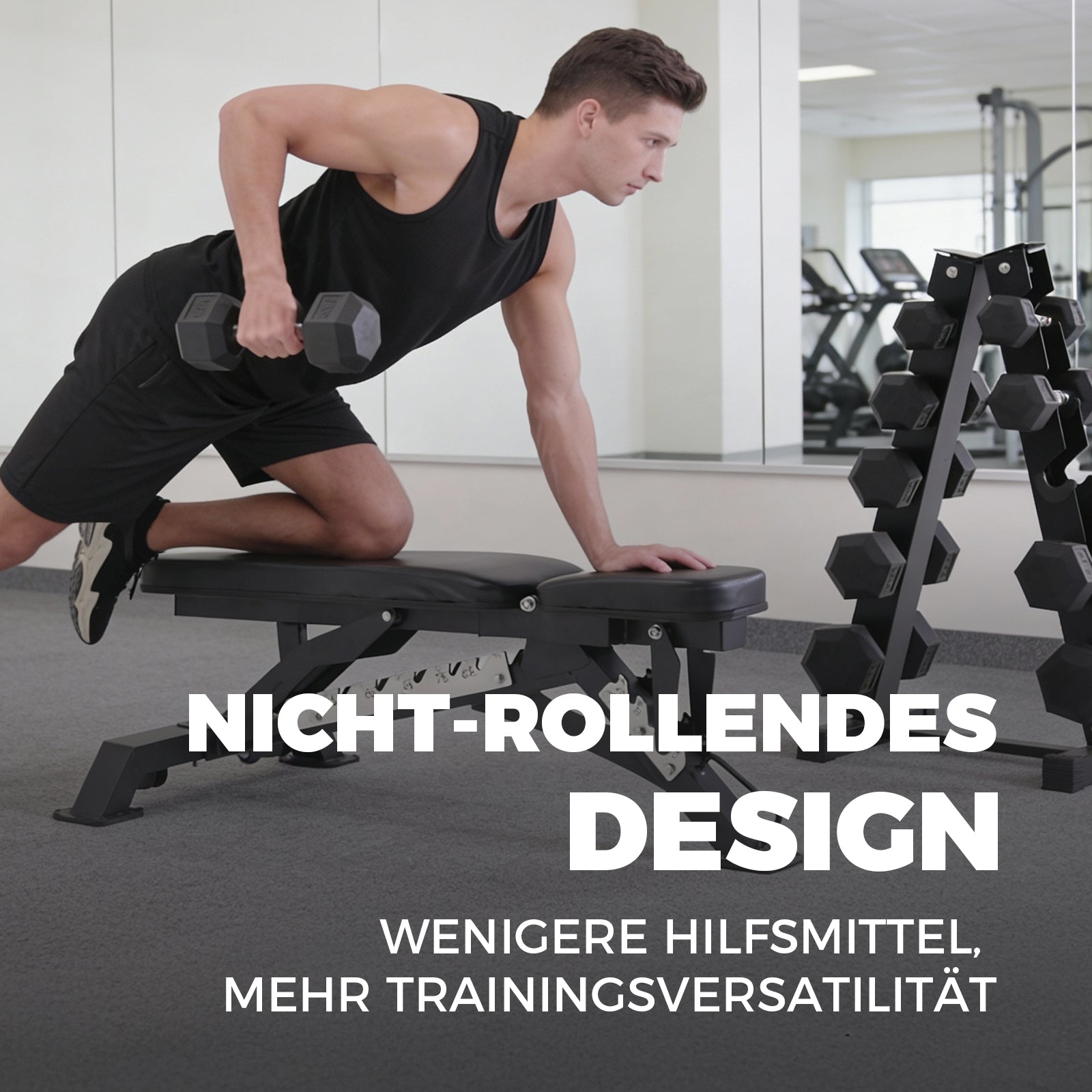 RitFit PVC Hex-Hanteln Set, Ergonomisch
