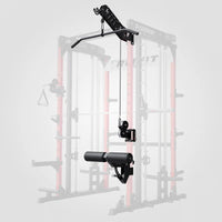 Schwarzer RitFit LPM1 Latzug- und Beinhalter-Aufsatz Bundle für M1 PRO Rack
