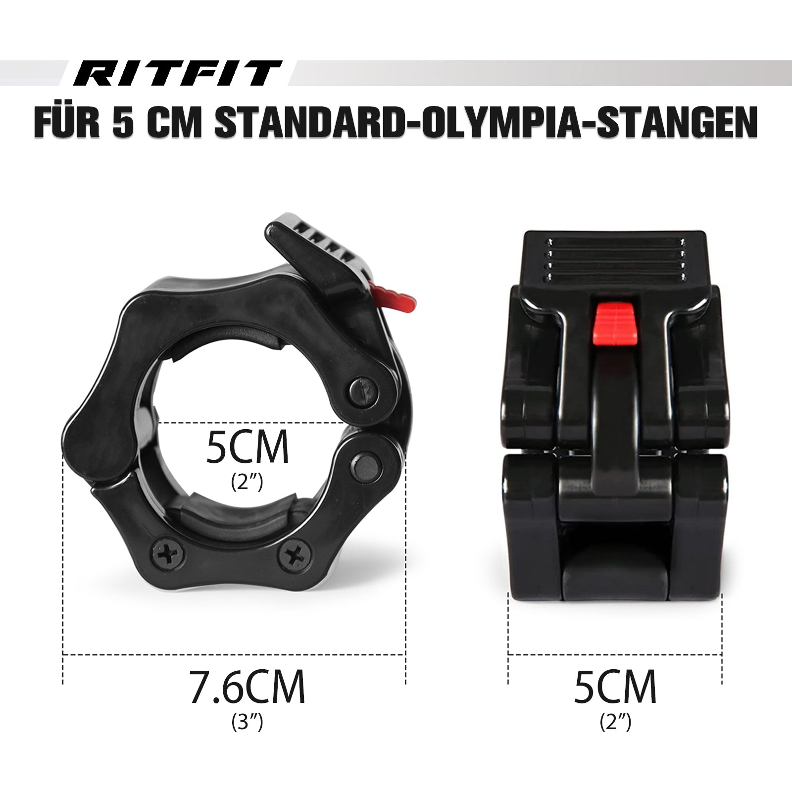 RitFit Olympia-Hantelverschlüsse (Paar)